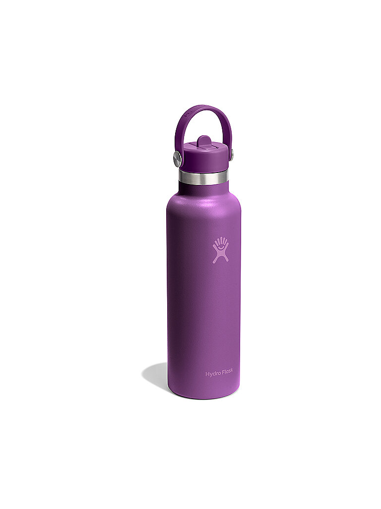 HYDRO FLASK Trinkflasche Standard Flex Straw Cap 621ml dunkelrot — Bild 2