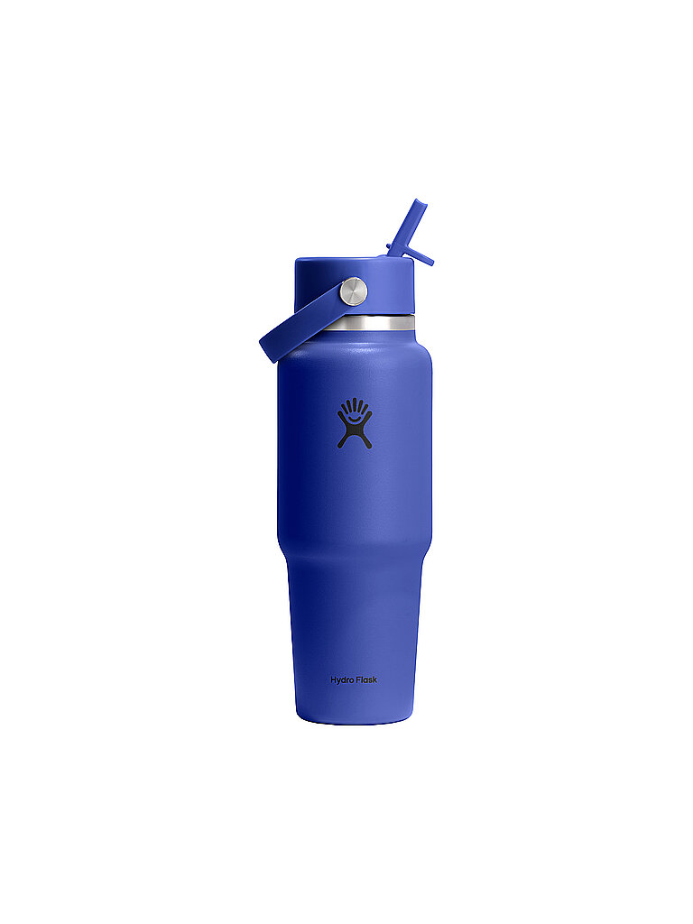 HYDRO FLASK Trinkflasche 32oz Wide Mouth Travel Bottle with Flex Straw Cap blau — Bild 2