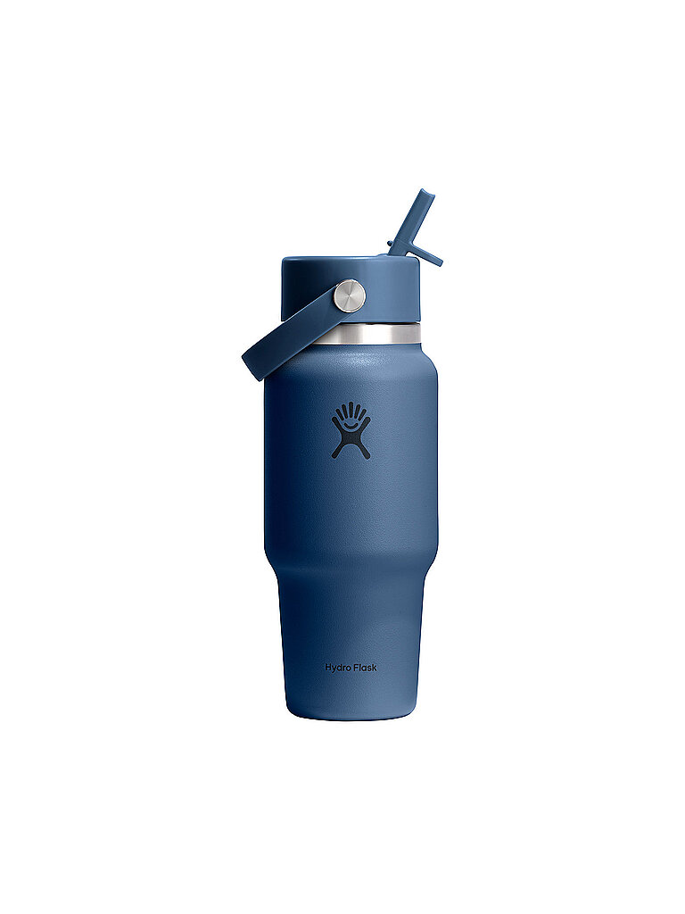 HYDRO FLASK Trinkflasche Wide Mouth Flex Straw Travel 710ml dunkelblau
