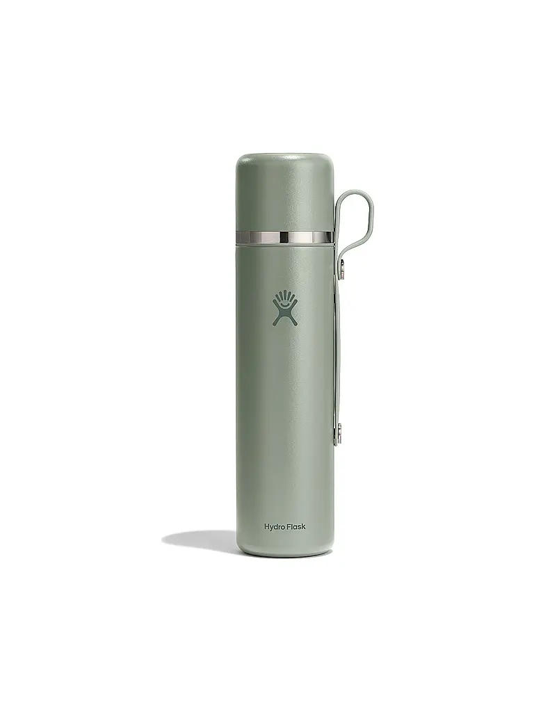 HYDRO FLASK | Trinkflasche Hot Flask & Cup isoliert 1065ml | olive