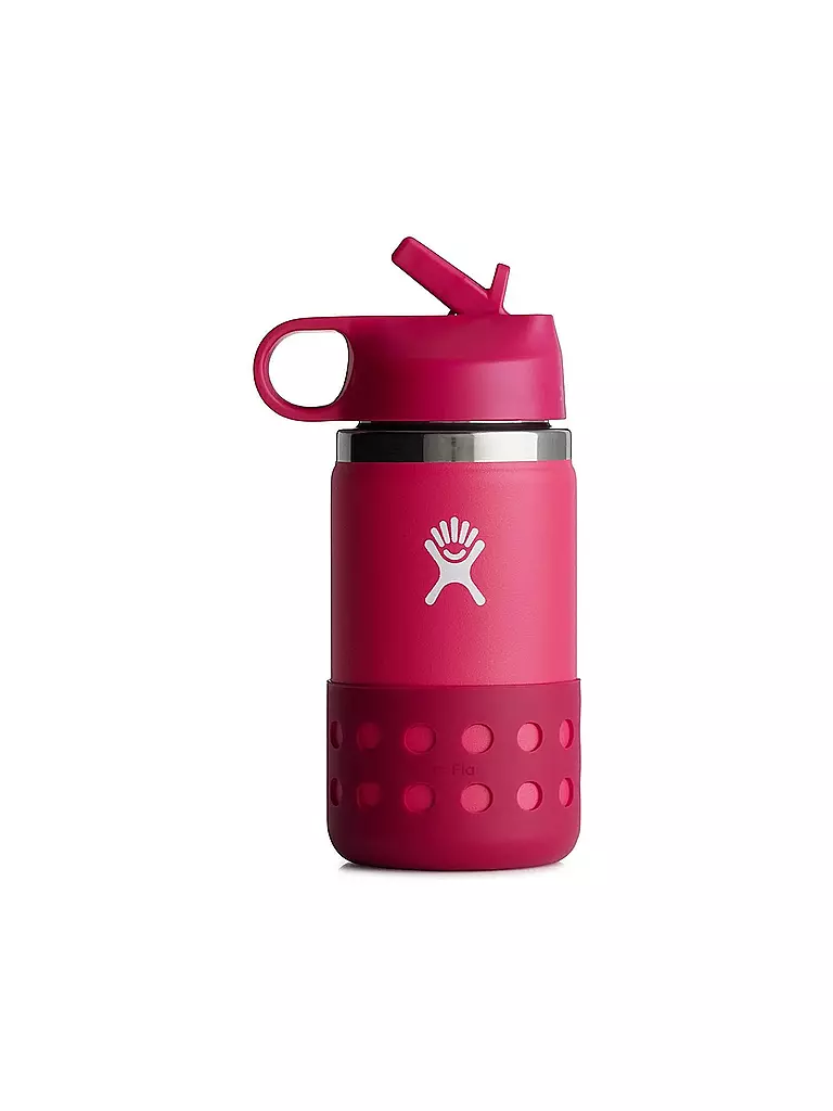 HYDRO FLASK | Trinkflasche Kids Wide Mouth Straw Cap 12 oz (355 ml)  | pink