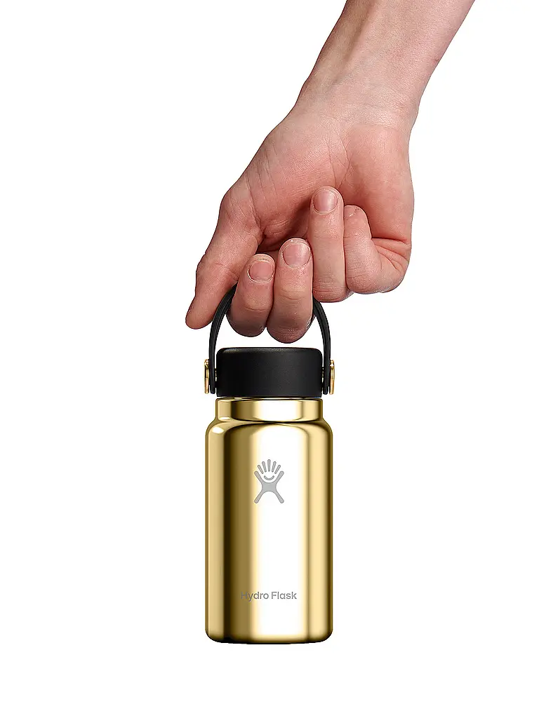HYDRO FLASK | Trinkflasche Micro Hydro Mini 200ml | Gold