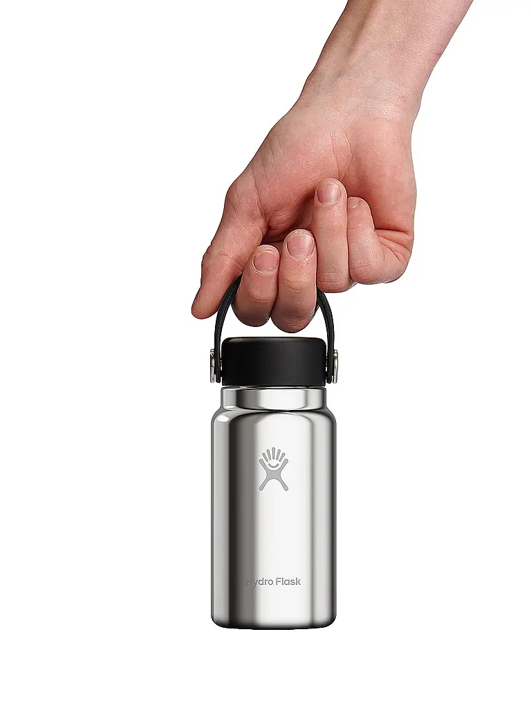HYDRO FLASK | Trinkflasche Micro Hydro Mini 200ml | Silber