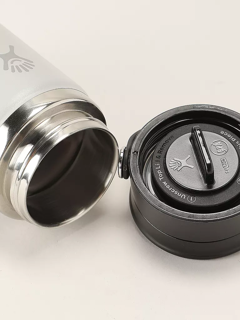 HYDRO FLASK | Trinkflasche Wide Mouth Flex Sim Lid 354ml | hellgrau