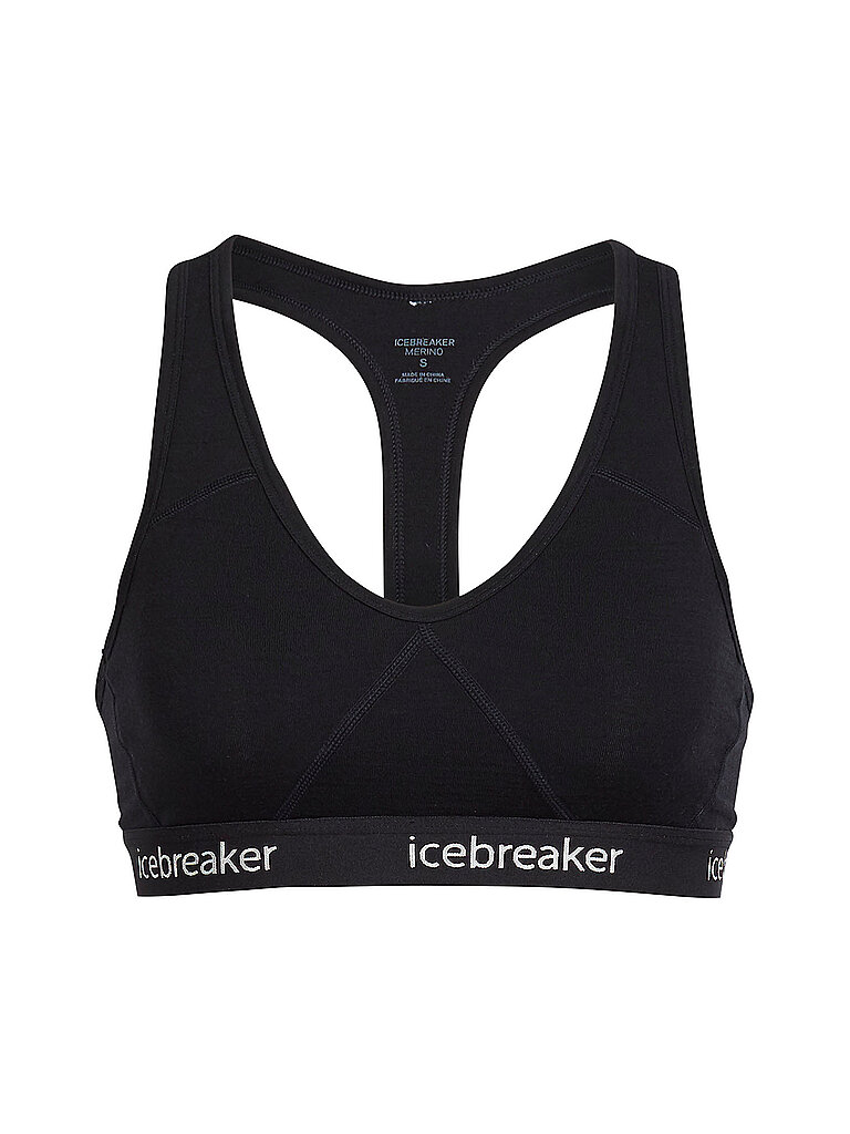 ICEBREAKER Damen Sport-BH Sprite Racerback schwarz | XS — Bild 2