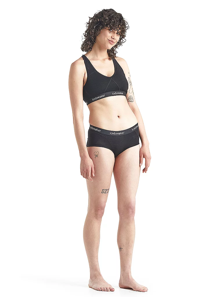 ICEBREAKER Damen Sport-BH Sprite Racerback schwarz | XS — Bild 3