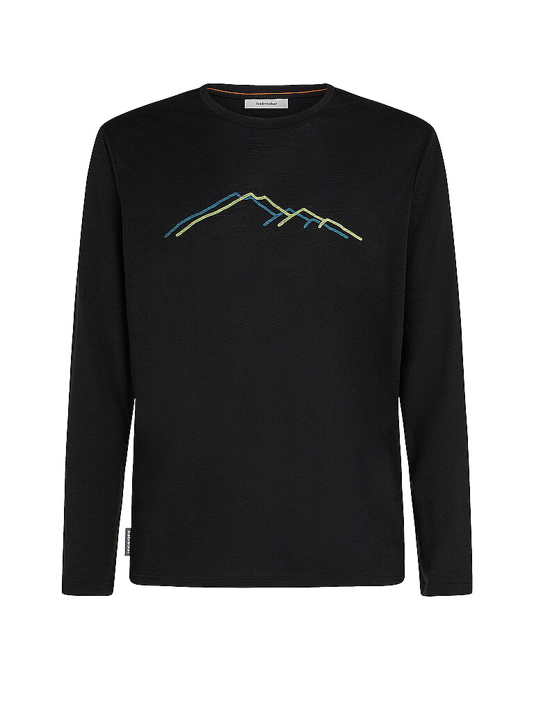 ICEBREAKER Herren Unterziehshirt Rain Ridge 150 Tech schwarz | M — Bild 2
