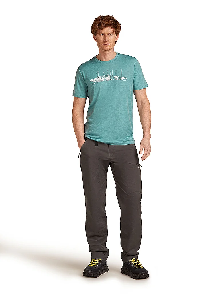ICEBREAKER Herren Funktionsshirt Massif Trail 150 Tech hellblau | S — Bild 3