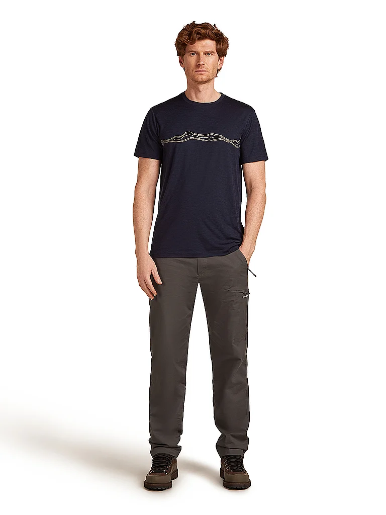 ICEBREAKER Herren Funktionsshirt Mount Pulse 150 Tech dunkelblau | L — Bild 3