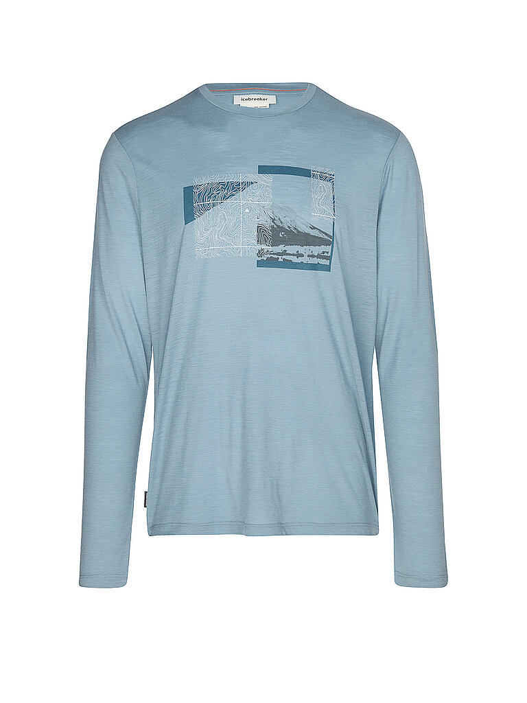 ICEBREAKER Herren Funktionsshirt Peak Bal 150 Tech Lite hellblau | M