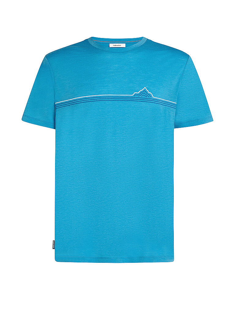 ICEBREAKER Herren Funktionsshirt 150 Tech Lite T-Shirt Range Stripes grau | XXL — Bild 2