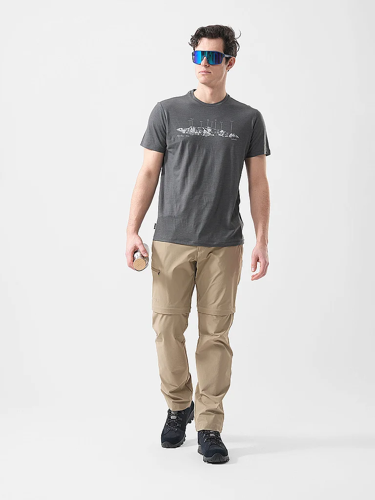 ICEBREAKER Herren Funktionsshirt Massif Trail 150 Tech grau | L — Bild 3