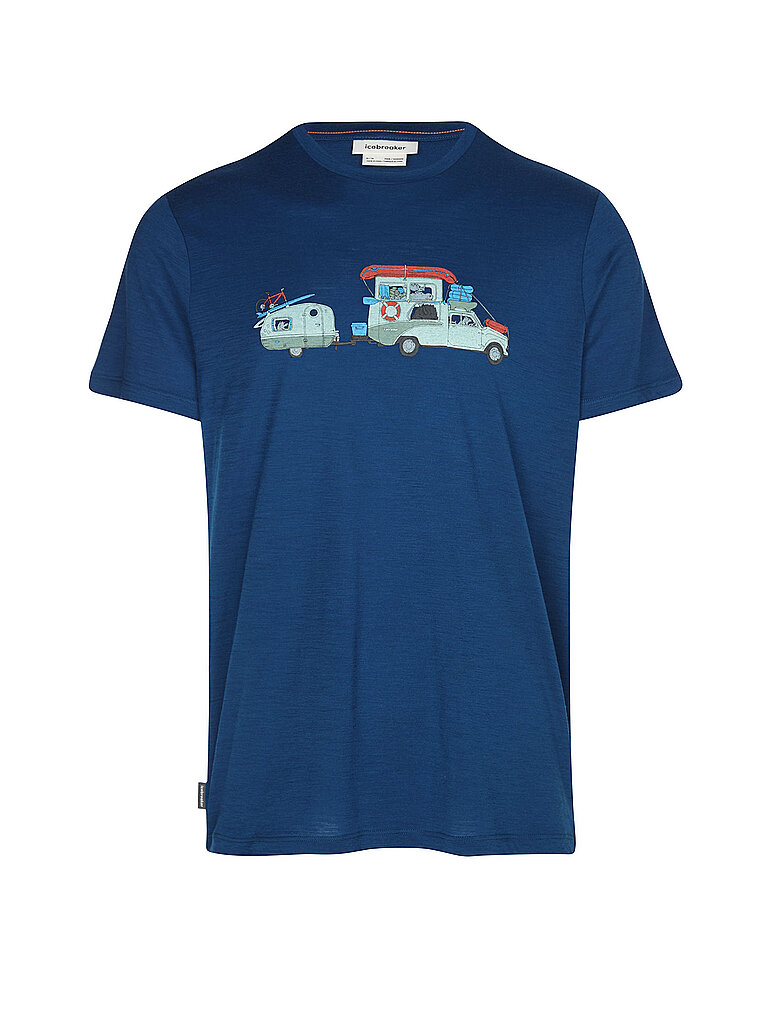 ICEBREAKER Herren Funktionsshirt Transportage 150 Tech Lite dunkelblau | L — Bild 2