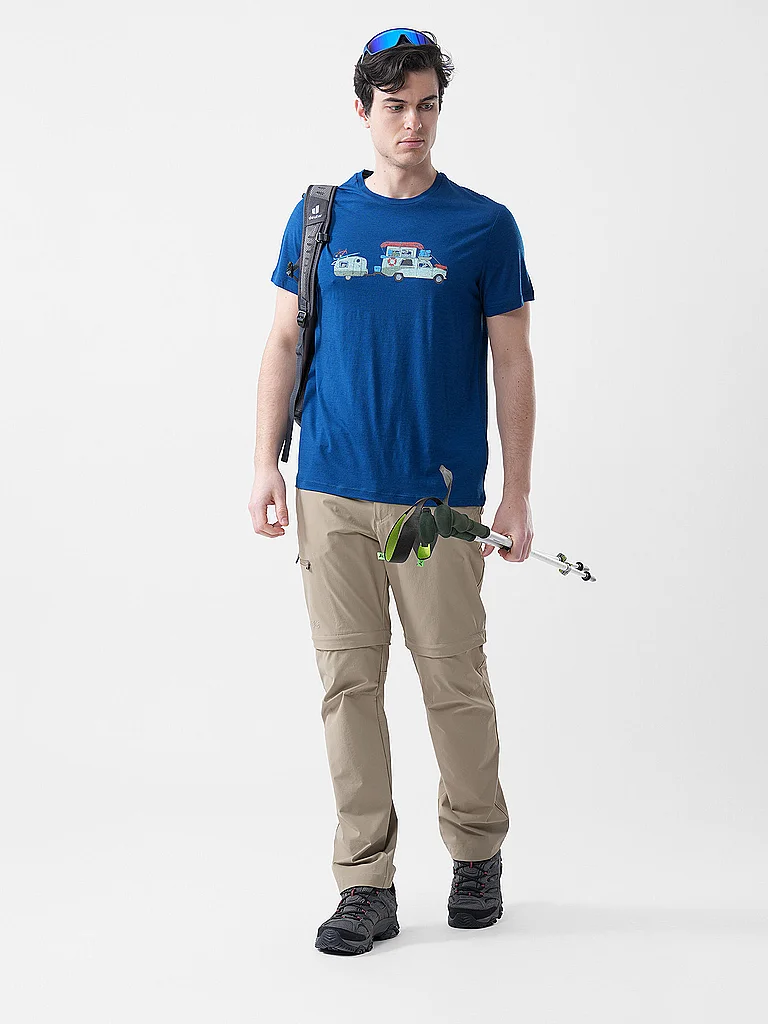 ICEBREAKER Herren Funktionsshirt Transportage 150 Tech Lite dunkelblau | L — Bild 3