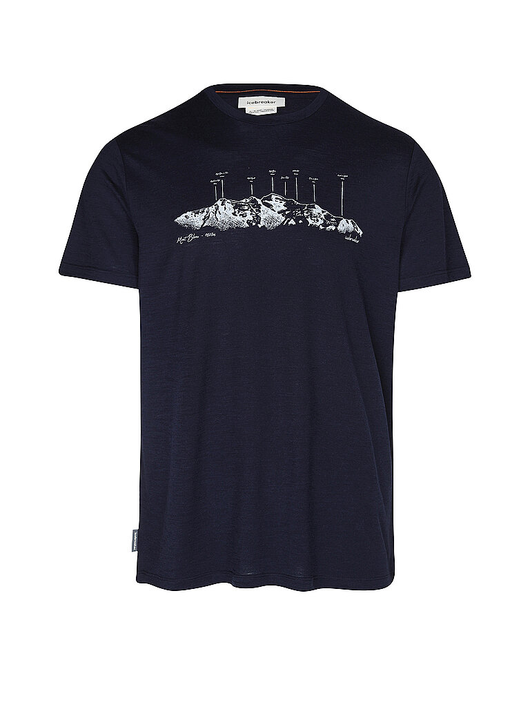 ICEBREAKER Herren Funktionsshirt Massif Trail 150 Tech dunkelblau | S