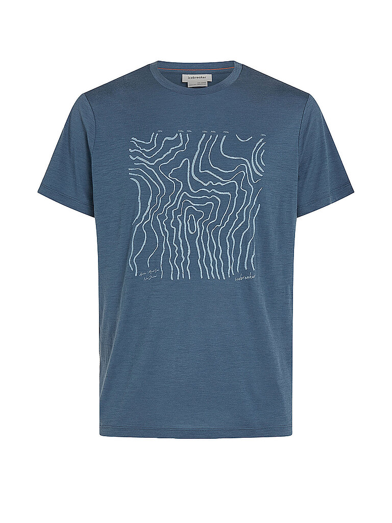 Icebreaker Herren Funktionsshirt 150 Tech Lite Great Heights grau