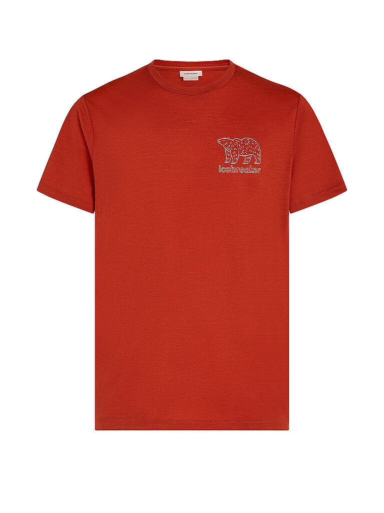 Icebreaker Herren Funktionsshirt 150 Tech Lite Forest Footsteps kupfer
