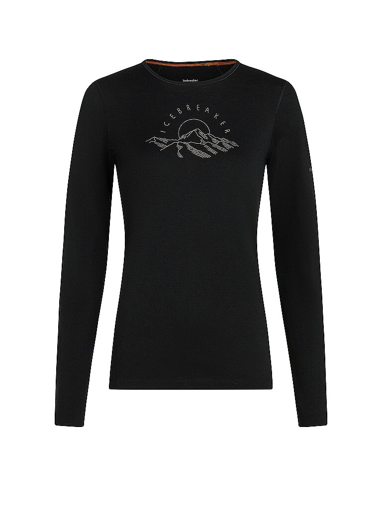 ICEBREAKER Damen Funktionsshirt Oasis  200 Sunrise Summit schwarz | S