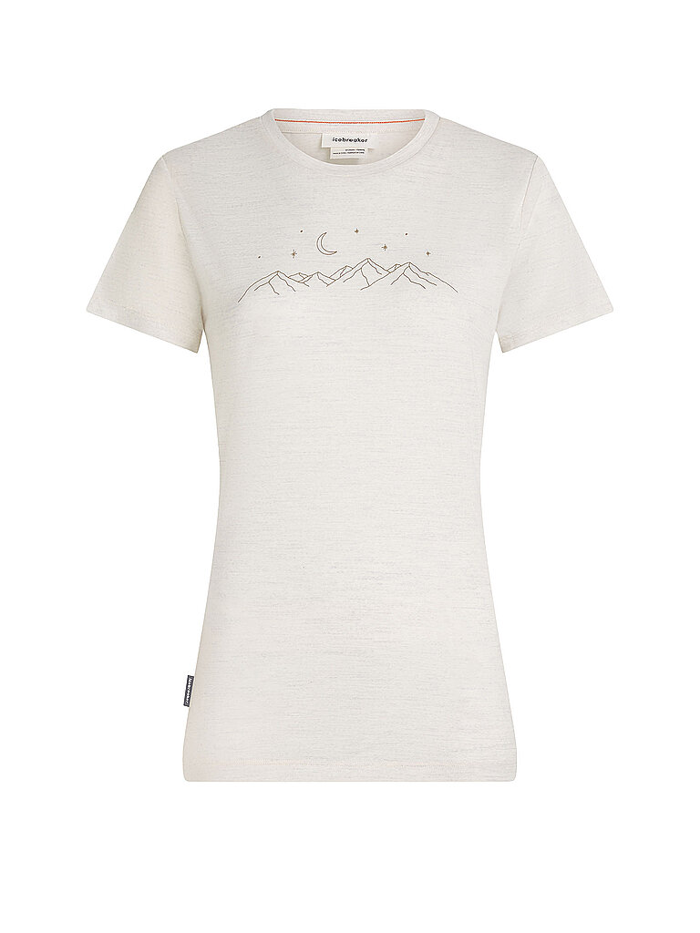 ICEBREAKER Damen Funktionsshirt 150 Tech Lite Sparkling Stars hellgrau | XS