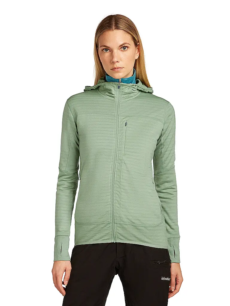 ICEBREAKER | Damen Fleecejacke Real Fleece 300 Merino Hoodie | 