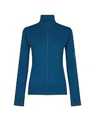 ICEBREAKER | Damen Fleecejacke Real Fleece 300 Merino | dunkelblau