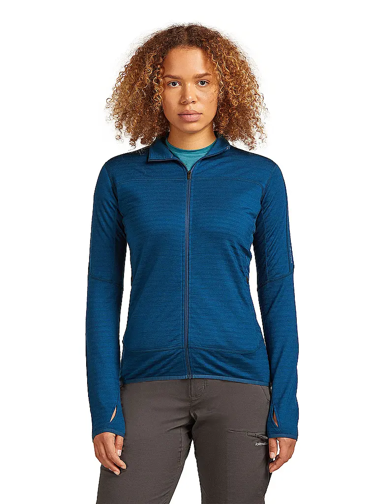 ICEBREAKER | Damen Fleecejacke Real Fleece 300 Merino | 