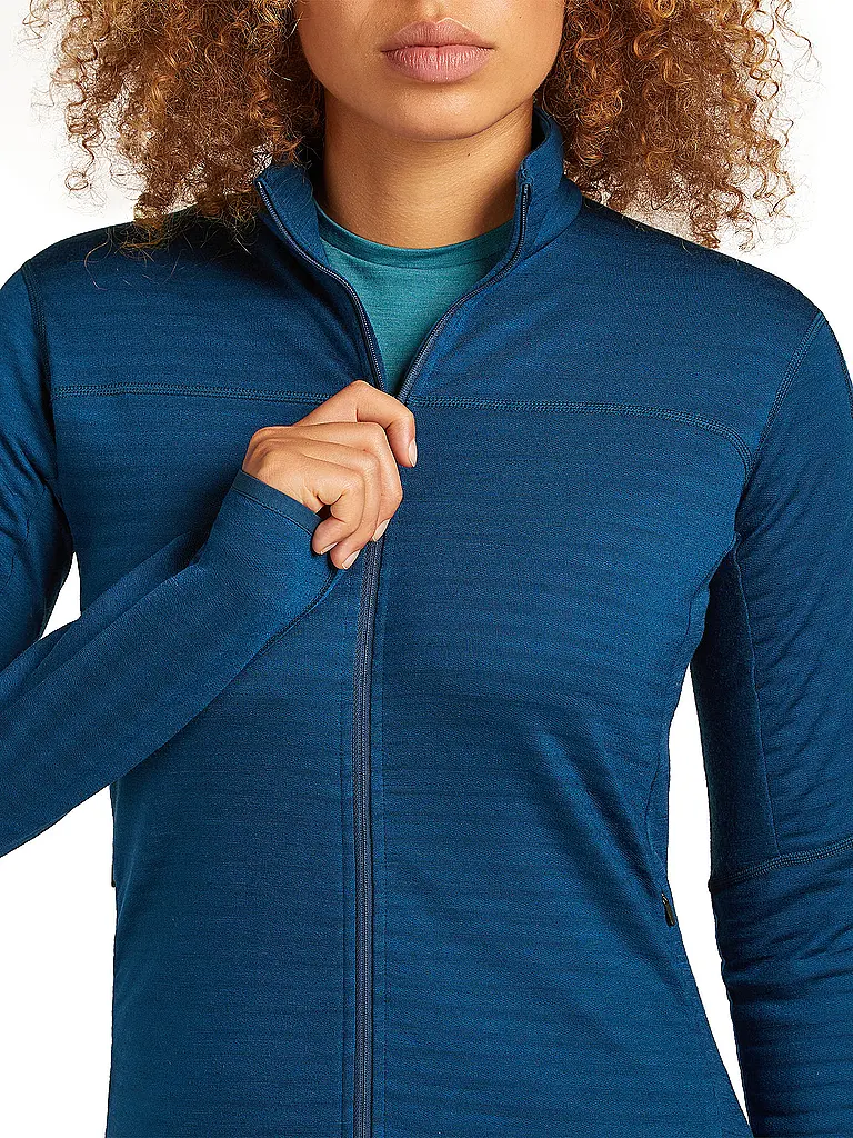 ICEBREAKER | Damen Fleecejacke Real Fleece 300 Merino | 