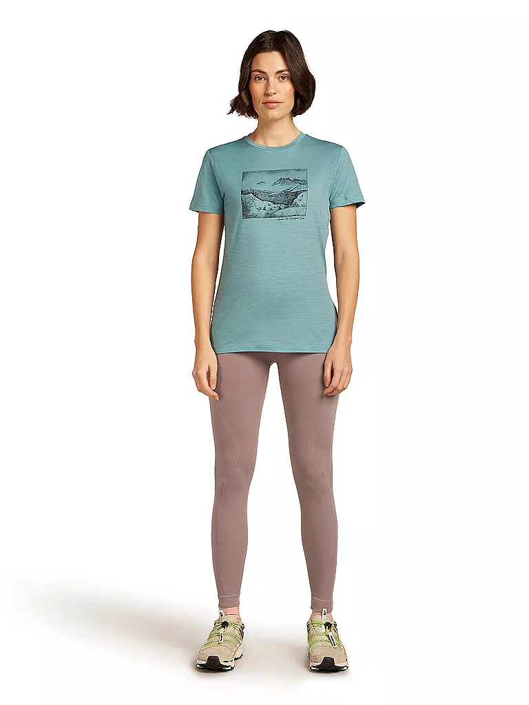 ICEBREAKER | Damen Funktionsshirt Lake View 150 Tech-Lite | mint