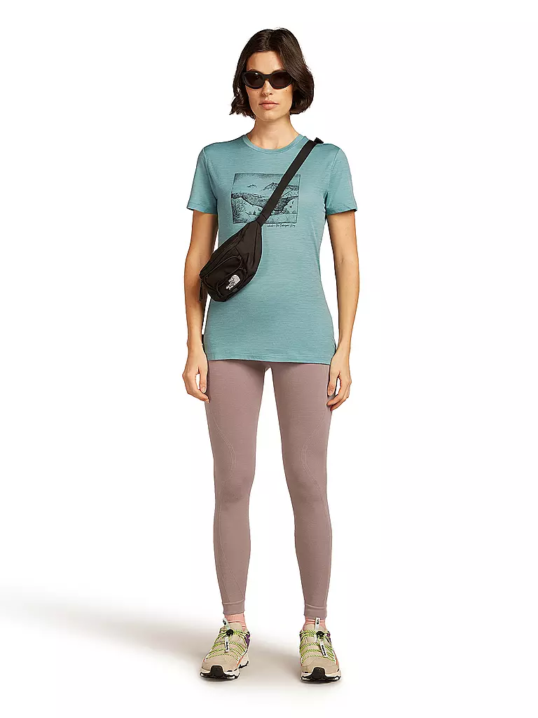 ICEBREAKER | Damen Funktionsshirt Lake View 150 Tech-Lite | grau