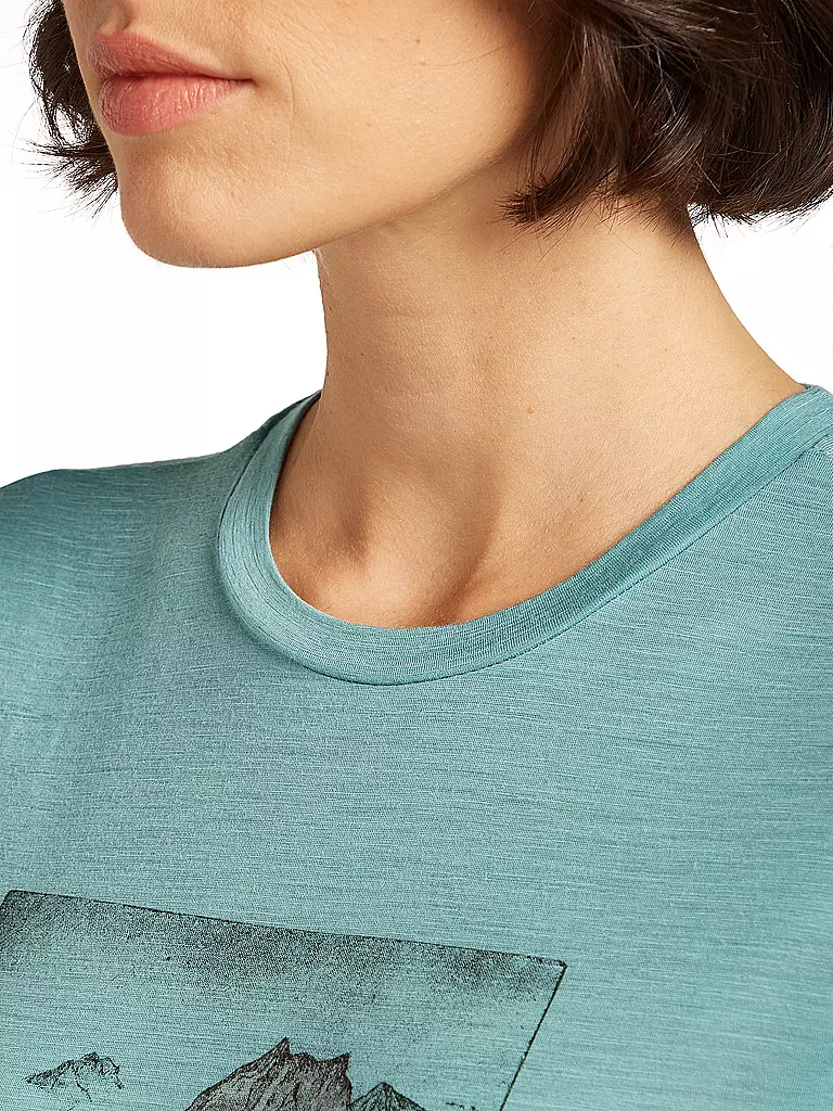 ICEBREAKER | Damen Funktionsshirt Lake View 150 Tech-Lite | grau