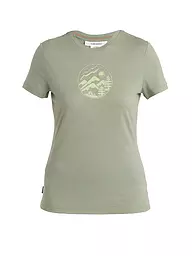 ICEBREAKER | Damen Funktionsshirt Merino 150 Tech Lite III Camp | hellgrün