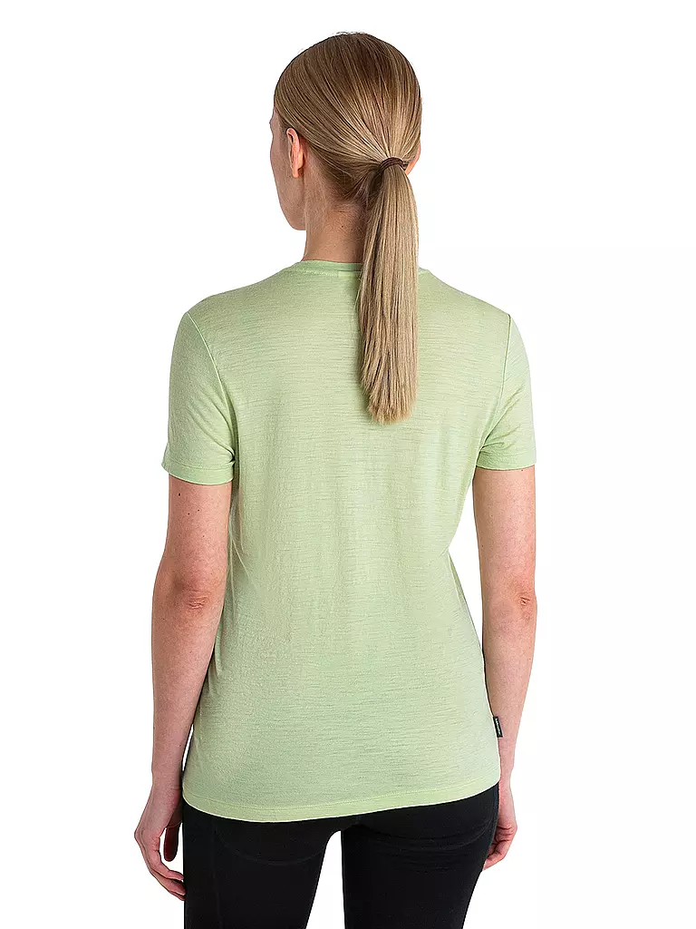 ICEBREAKER | Damen Funktionsshirt Merino 150 Tech Lite III Contour | hellgrün