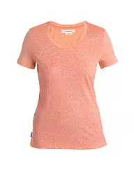 ICEBREAKER | Damen Funktionsshirt Merino 150 Tech Lite III Woods | koralle