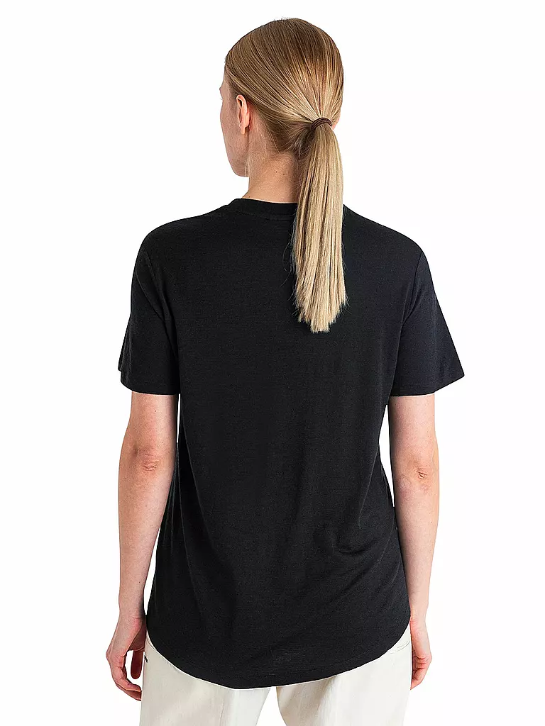 ICEBREAKER | Damen Funktionsshirt Merino 150 Tech Lite Relaxed | schwarz