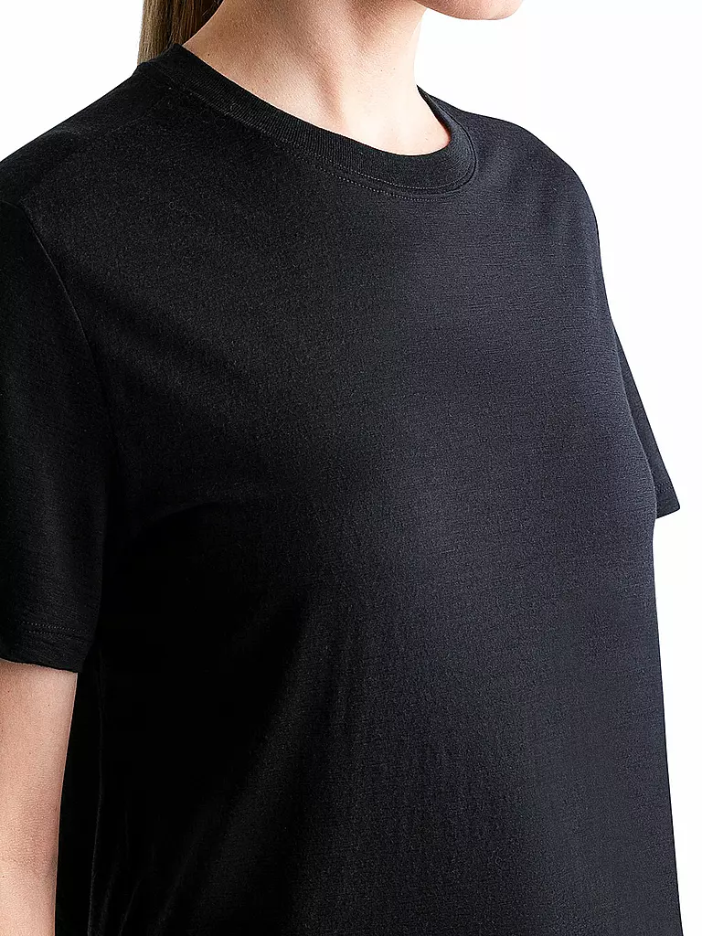 ICEBREAKER | Damen Funktionsshirt Merino 150 Tech Lite Relaxed | schwarz