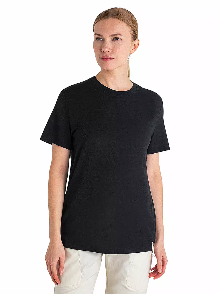 ICEBREAKER | Damen Funktionsshirt Merino 150 Tech Lite Relaxed | schwarz