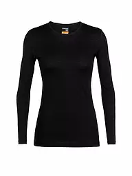 ICEBREAKER | Damen Unterzieh Shirt Oasis 200 | schwarz