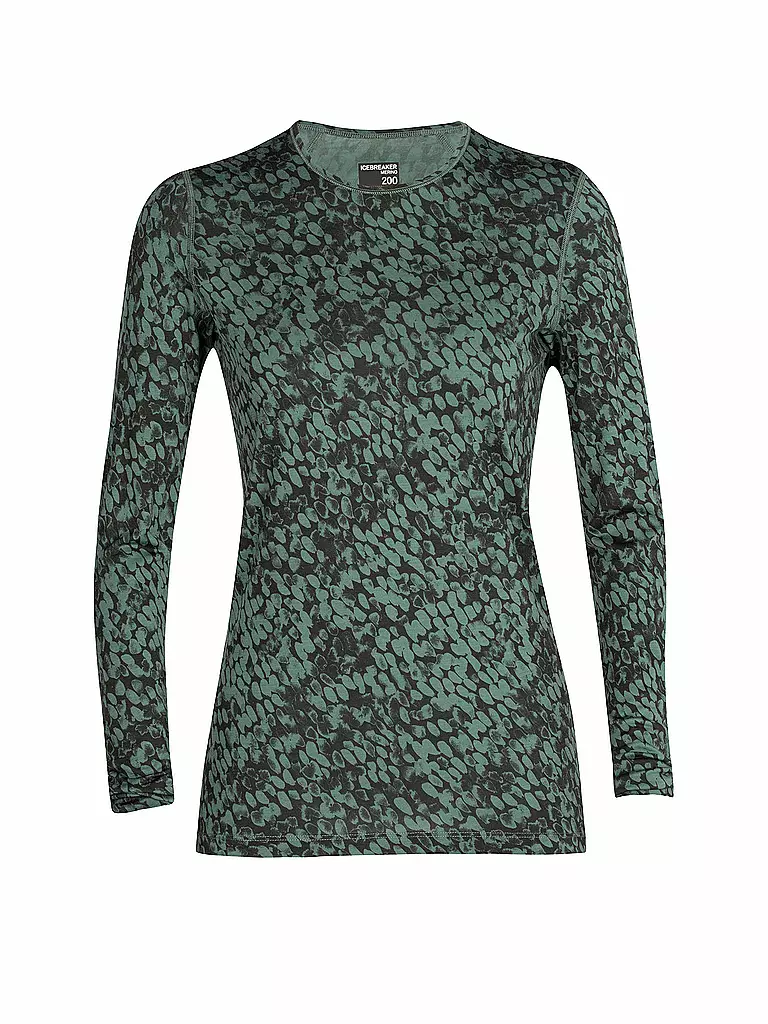 ICEBREAKER | Damen Funktionsshirt Merino 200 Oasis LS | grün