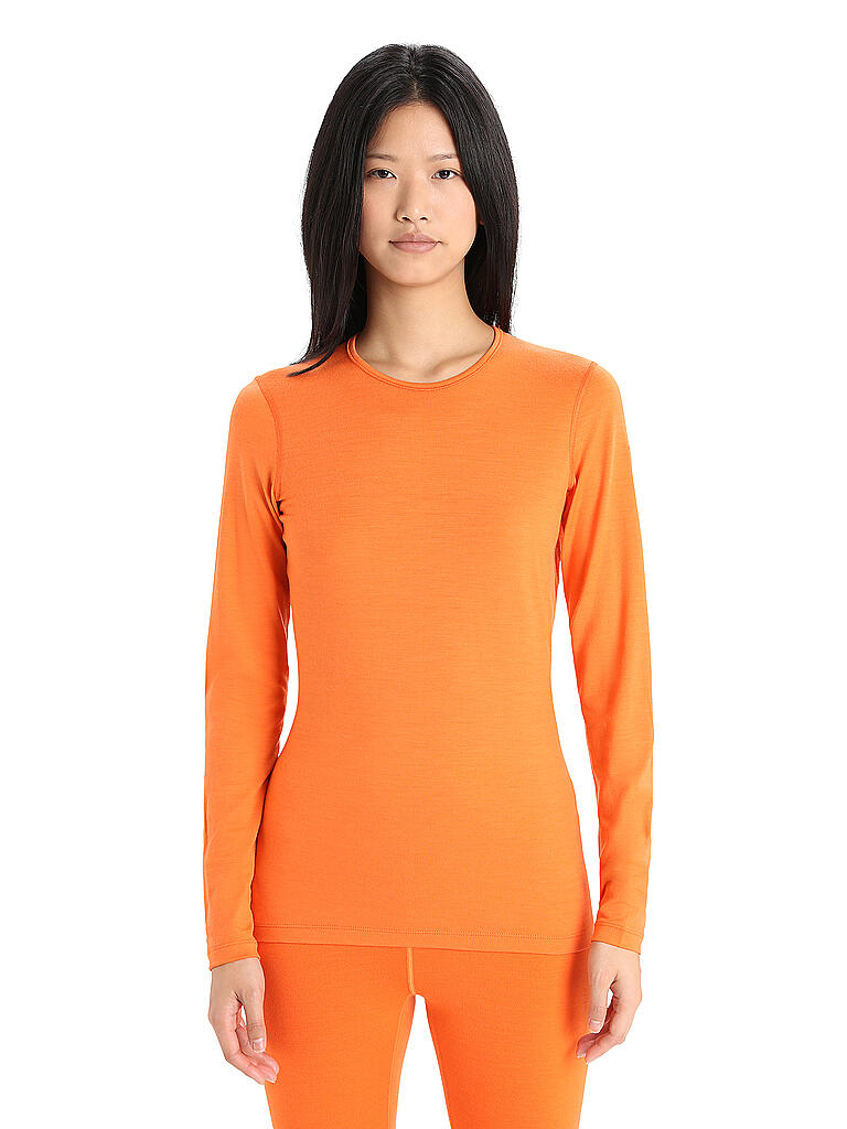 ICEBREAKER | Damen Funktionsshirt Merino 200 Oasis LS | orange