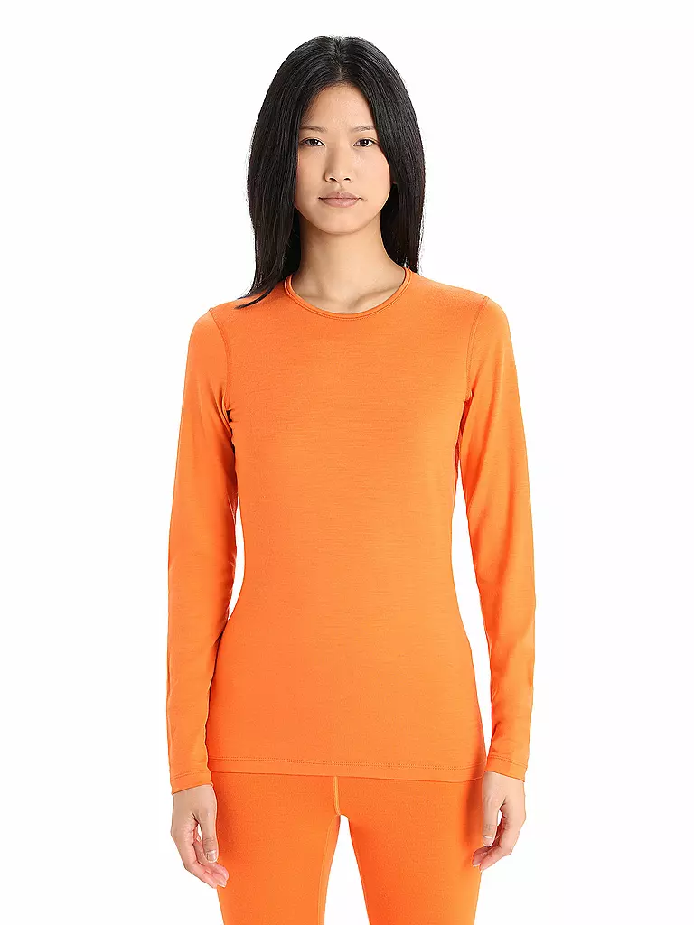 ICEBREAKER | Damen Funktionsshirt Merino 200 Oasis LS | orange