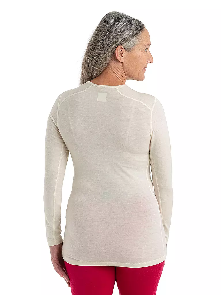 ICEBREAKER | Damen Funktionsshirt Merino 200 Oasis LS | weiss