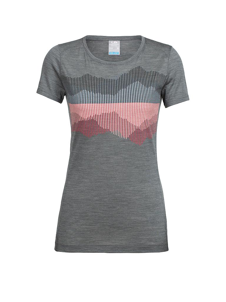ICEBREAKER | Damen Funktionsshirt Sphere SS Low Crewe Cook Reflected Cool-Lite™ | grau