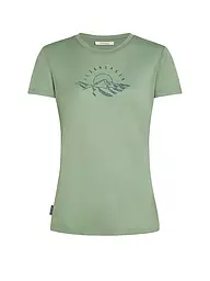 ICEBREAKER | Damen Funktionsshirt Sundrise 150 Tech | hellgrün