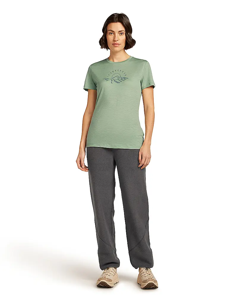 ICEBREAKER | Damen Funktionsshirt Sundrise 150 Tech | hellgrün