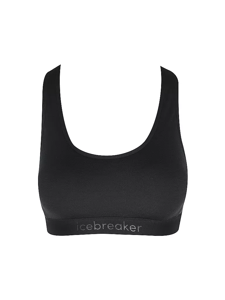 ICEBREAKER | Damen Sport-BH ZoneKnit Racerback | schwarz