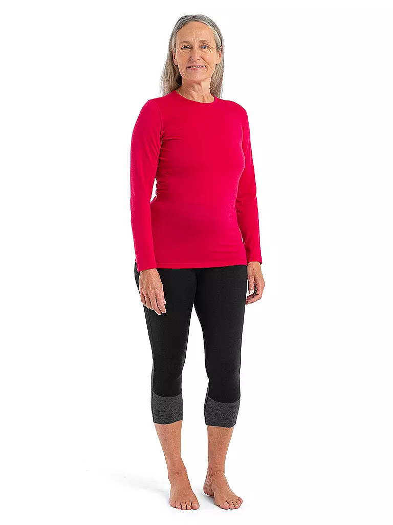 ICEBREAKER | Damen Tight 200 ZoneKnit™ Merino 3/4 | schwarz