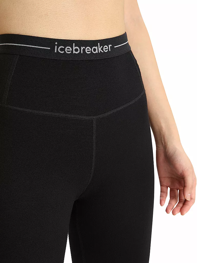 ICEBREAKER | Damen Tight 260 Tech Merino High Rise | schwarz