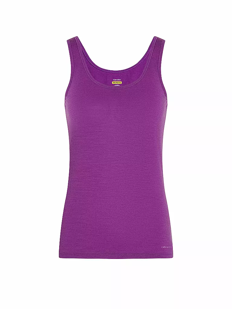 ICEBREAKER | Damen Unterzieh Tank Siren | lila