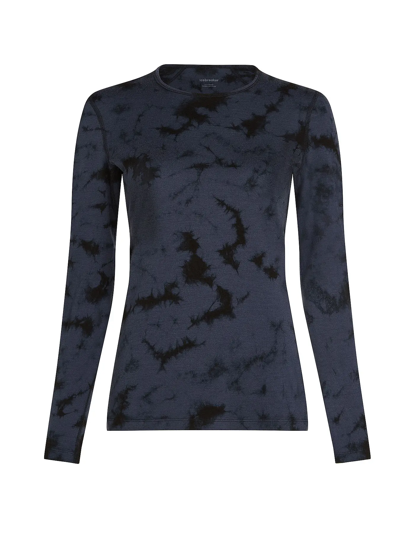 ICEBREAKER | Damen Unterziehshirt Cloud Dye Oasis 200 | grau