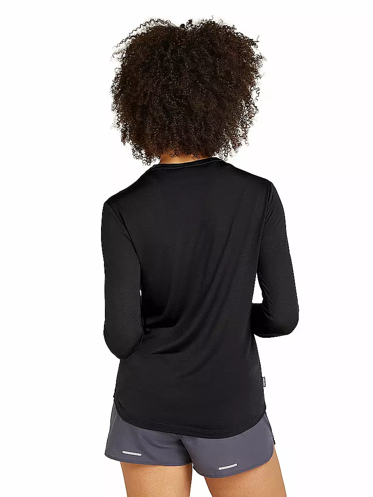 ICEBREAKER | Damen Unterziehshirt Sphere III 125 Cool-Lite | schwarz